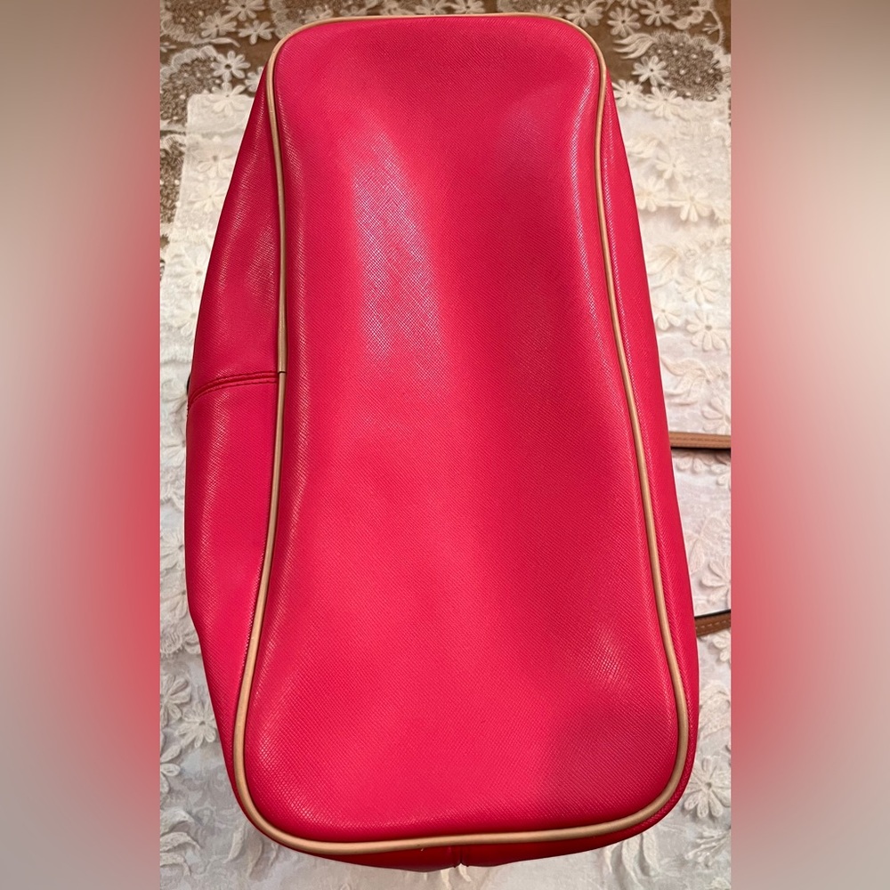 Coach Park Metro leather tote pomegranate pink EUC - Picture 14 of 16